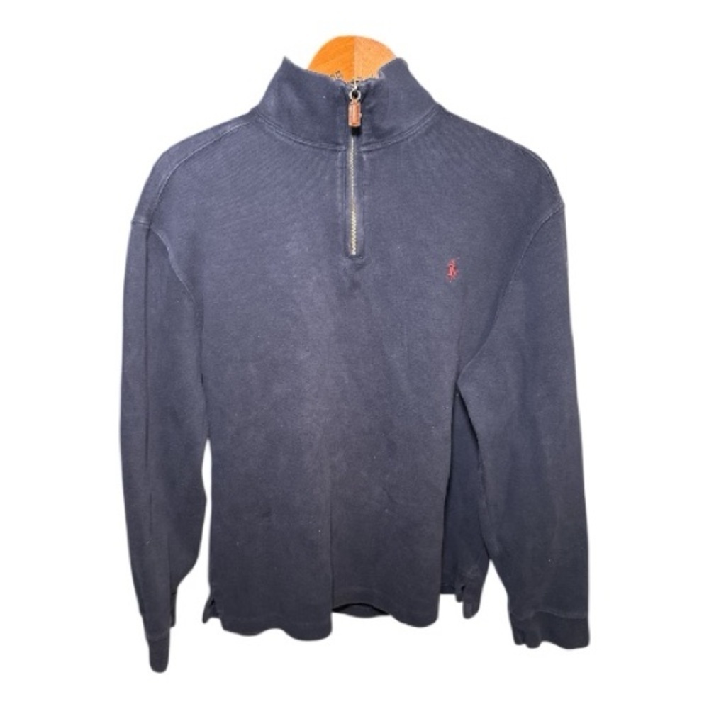 Polo Ralph Lauren Men's Dark Blue Zip-Up Sweater XL